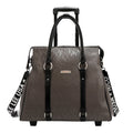 BOLSO CON RUEDAS MONOGRAMA (GRIS OSCURO)