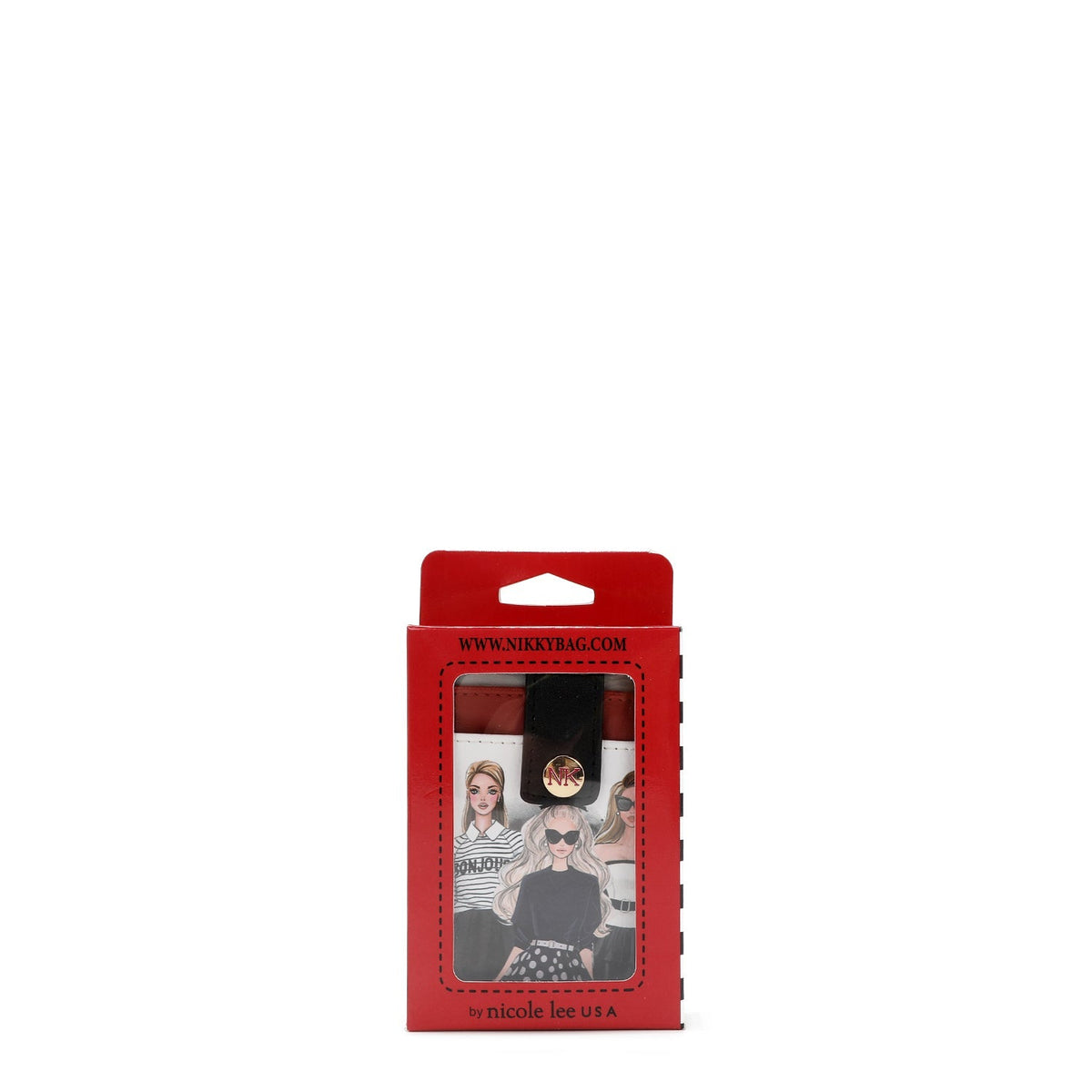 MINI PORTA TARJETAS CON CIERRE (TRIO)
